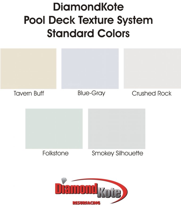 pool deck color chart - Diamond Kote Decorative Concrete Resurfacing ...