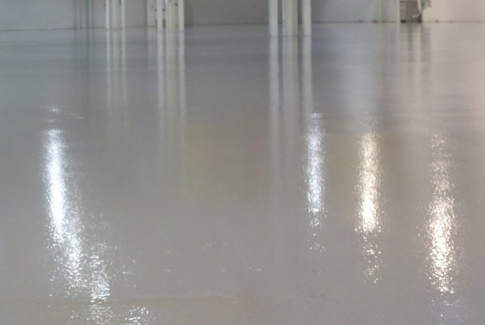 Epoxy Floor Machine Shop