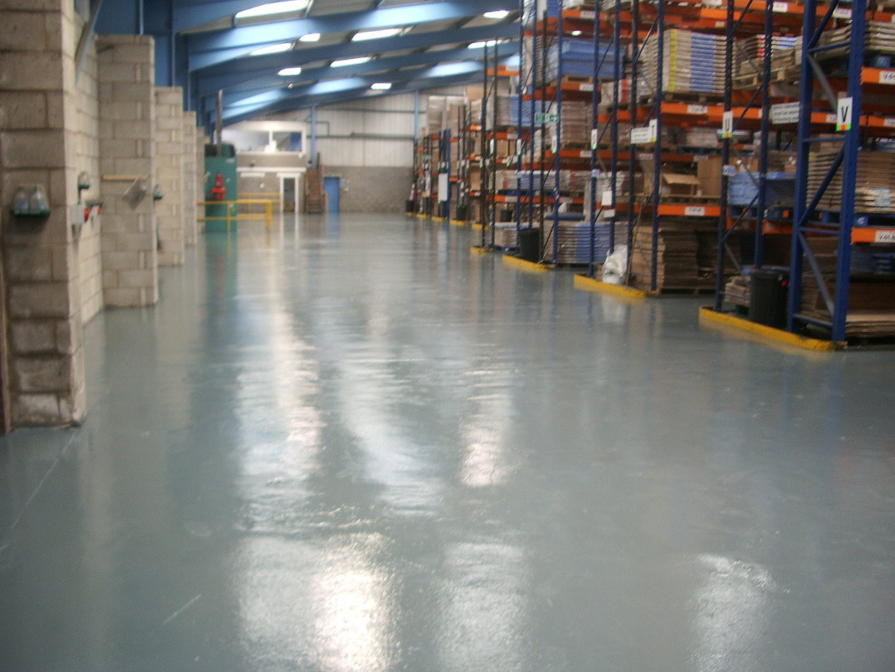 Epoxy Industrial Floor - Diamond Kote Decorative Concrete Resurfacing